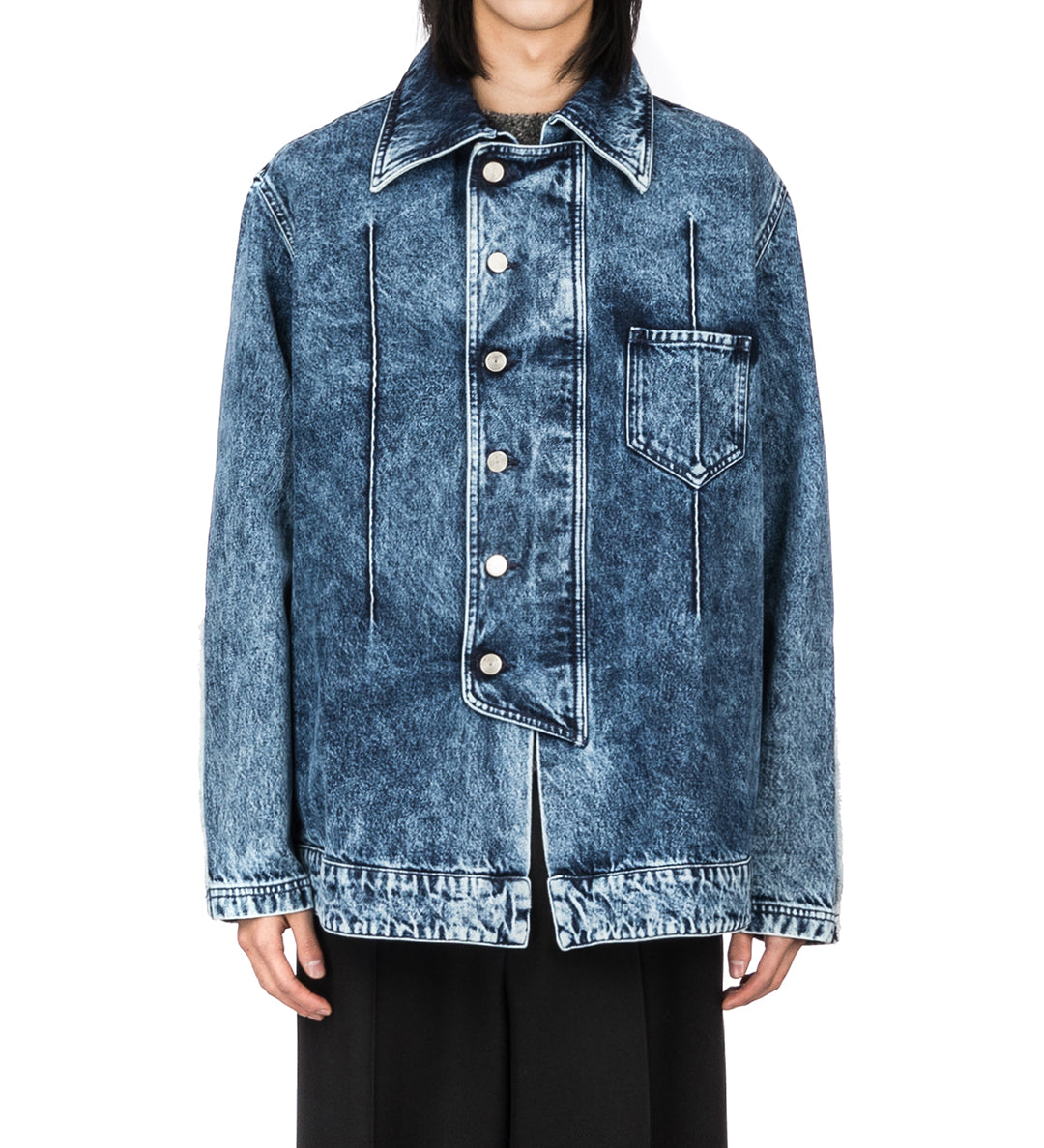 MANNI DENIM SHIRT BLUE DENIM SKY MAGIC