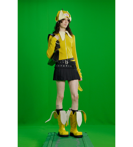 BANANA ZIP JUMPER YELLOW