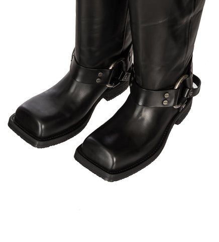 BUCKLE BOOTS BLACK