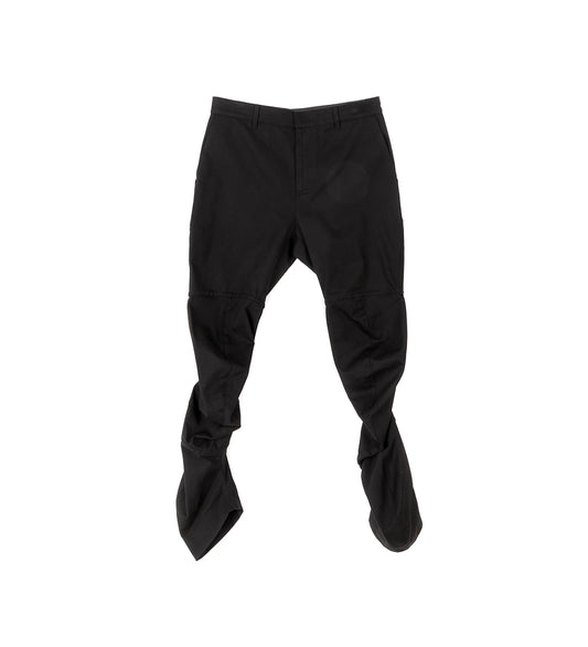 CURVED TROUSERS BLACK