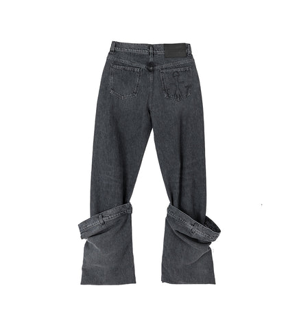 BUCKET JEANS GREY