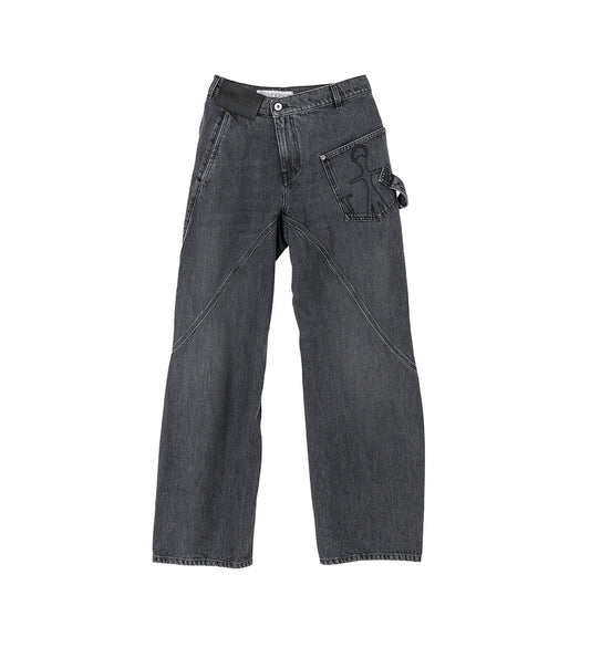 TWISTED WORKWEAR JEANS GREY