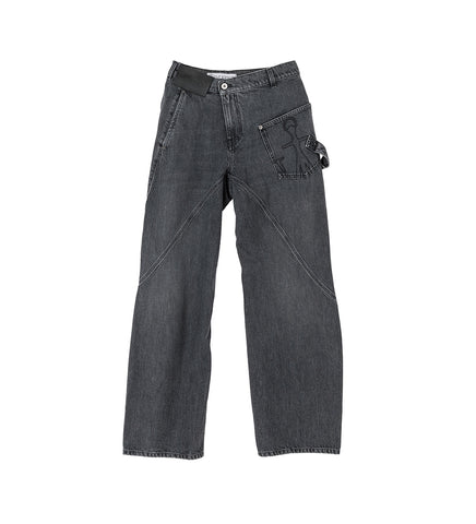 TWISTED WORKWEAR JEANS GREY