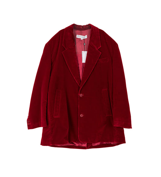 OVERSIZED BLAZER BRIGHT RED