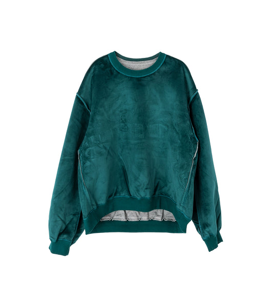 BONDED SWEATSHIRT DEEP TEAL