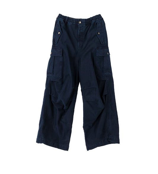 GARMENT DYED MOLESKIN CARGO NAVY