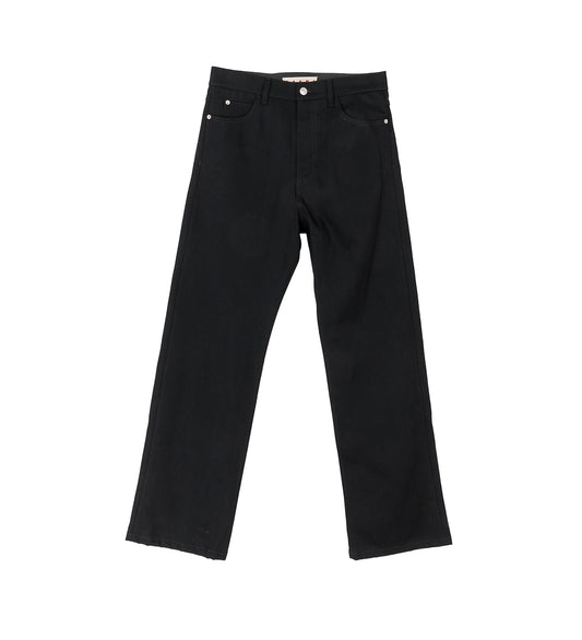 SOFT COTTON DENIM BLACK