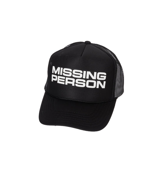 MISSING PERSON OTTO TRUCKER CAP BLACK