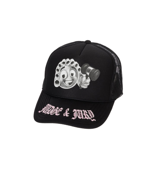 JUDGE OTTO TRUCKER CAP BLACK