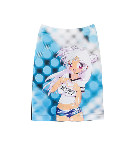 MANGA POSTER SKIRT MULTI