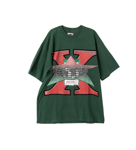 X ESSENTIAL SS TEE VINTAGE GREEN