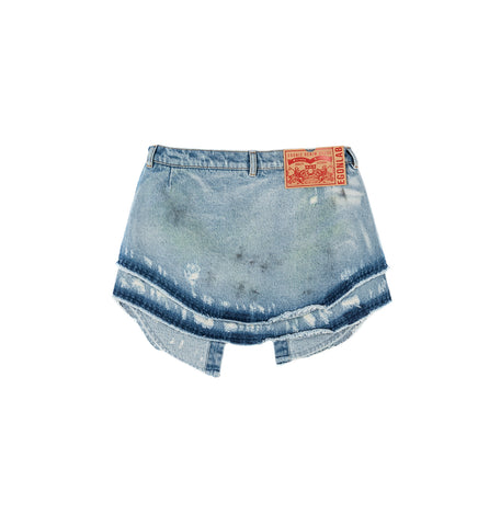 DENIM SKIRT BLUE