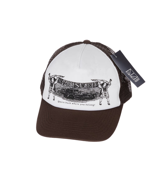 WELCOME TRUCKER CAP OFF WHITE