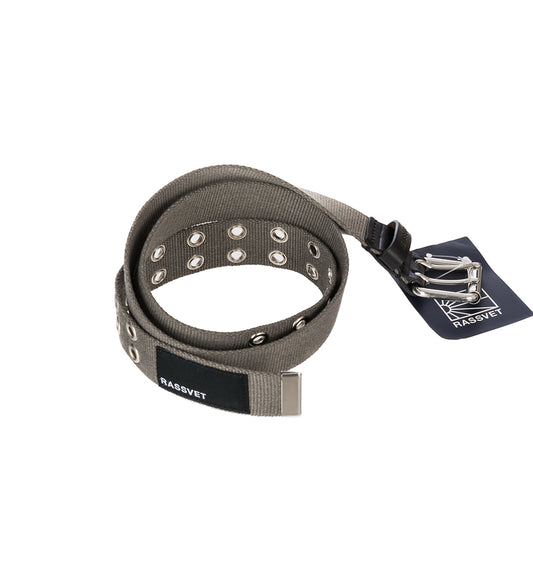 WEBBING BELT GREY