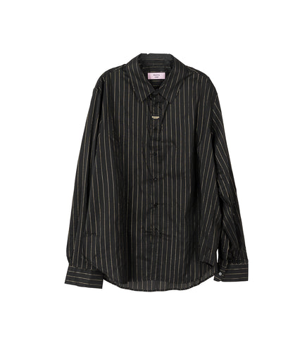 CLASSIC SHIRT BLACK / GOLD STRIPES