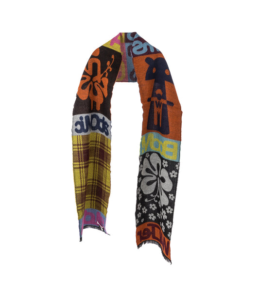 ALOWA SCARF SINGLE ORRANGE