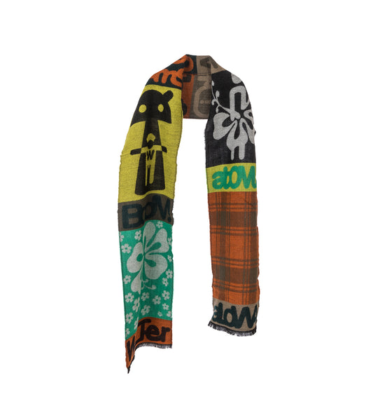 ALOWA SCARF SINGLE BLACK