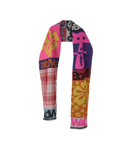 ALOWA SCARF SINGLE PINK