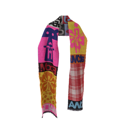 ALOWA SCARF SINGLE PINK