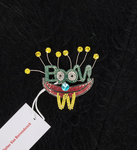 BANANA BOOM BROOCH BLACK