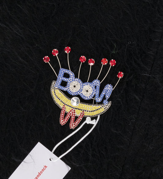 BANANA BOOM BROOCH BLUE