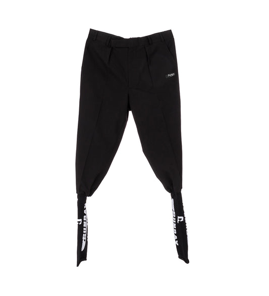 TAILORED STIRRUP PANTS BLACK