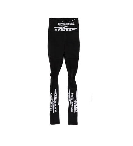 FOOTBALL SOCK LEGGINGS BLACK