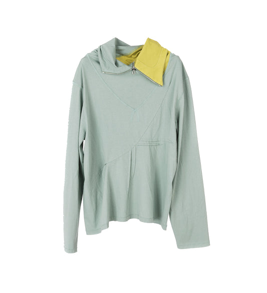 OHNE ZIP LONG SLEEVE JADE GREEN / LIME