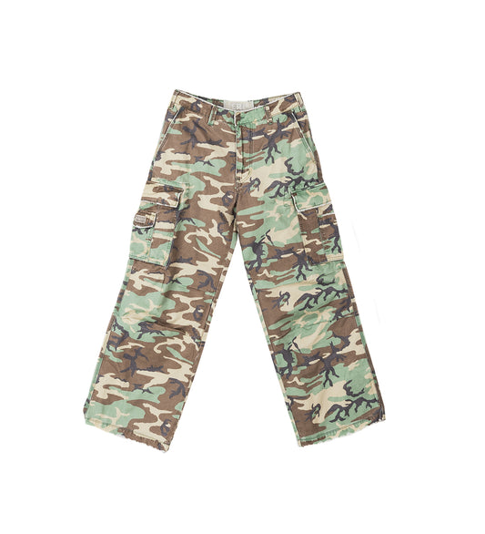 CAMO CARGO PANTS GREEN