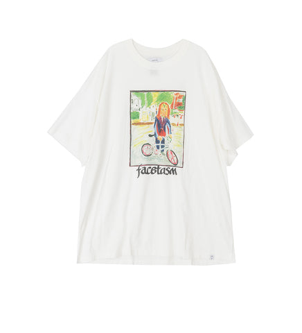 MASKED CYCLUST BIG TEE WHITE