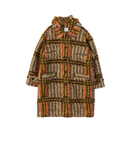 BLACKOUT COAT MULTI CHECK