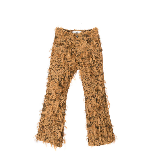 TAVARES TROUSER BROWN/BEIGE