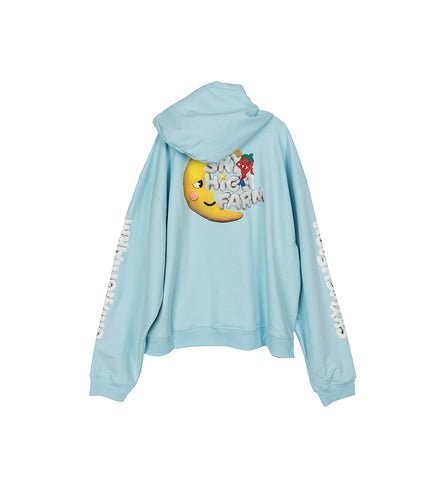 PERENNIAL SHANA GRAPHIC HOODIE BLUE