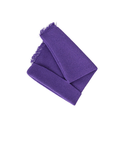 DRAPED BEANIE PURPLE