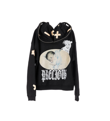 PRECIOUS BUTTERFLY HOODIE BLACK