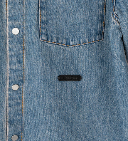 CURVED CLASSIC DENIM SHIRT TINTED MID