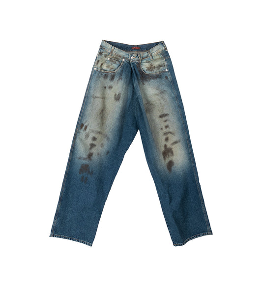 KRIS KROSS JEANS STAINED BLUE