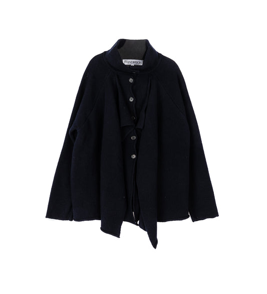 LAYERED CARDIGAN NAVY