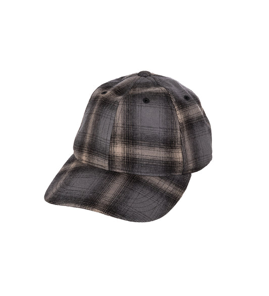 BALLCAP OYSTER CHECK HAIRY FLANNEL