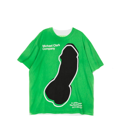 J.W.ANDERSON X MICHAEL CLARK PENIS T-SHIRT GREEN