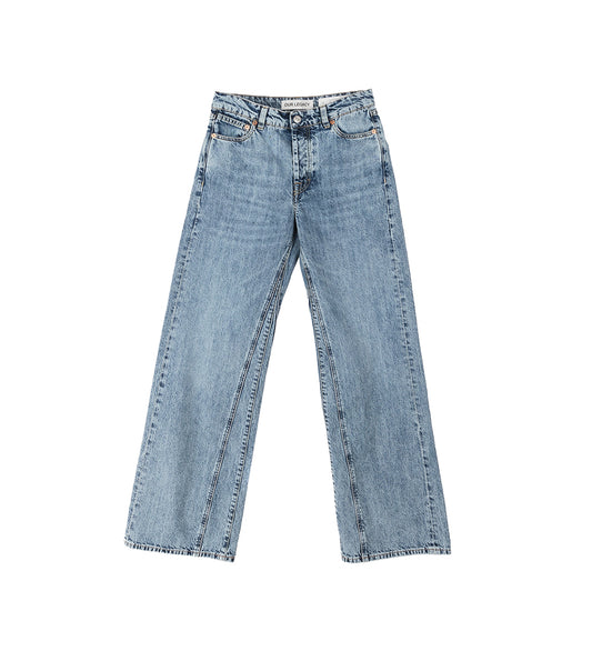 TREBLE CUT SHADOW WASH DENIM