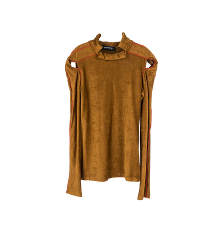 SHIKARI JERSEY TOP CARAMEL