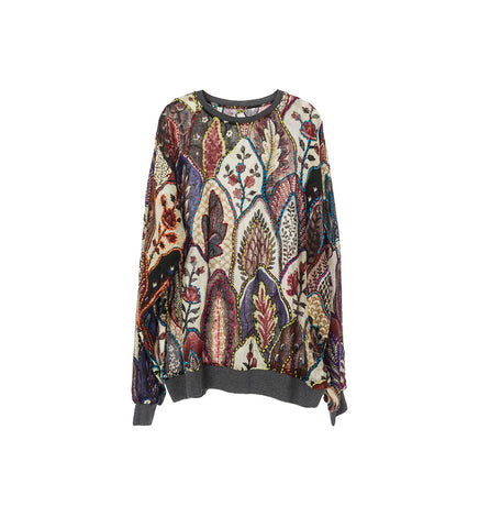 M-SWEATER PAISLEY MULTI