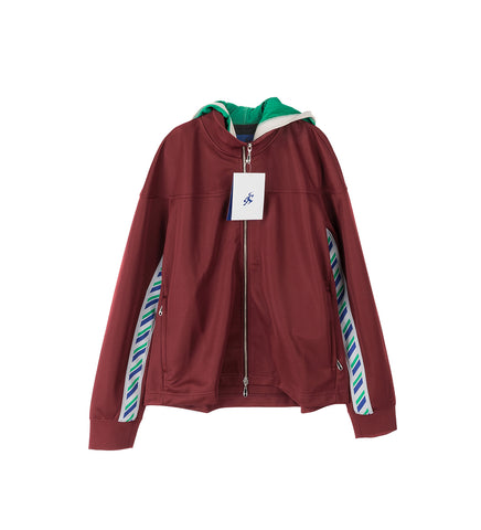 ZIP-UP JERSEY JACKET DAHLIA