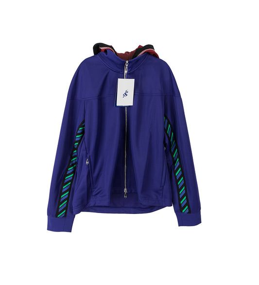 ZIP-UP JERSEY JACKET ASICS BLUE