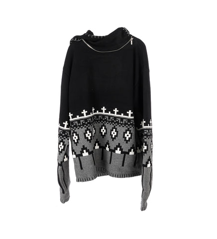 BOO JUMPER BLACK/GREY