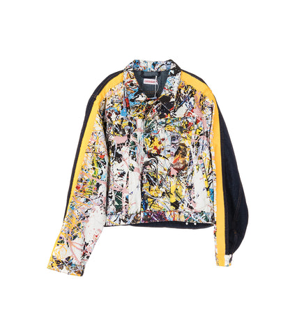 ART DENIM JACKET MULTI