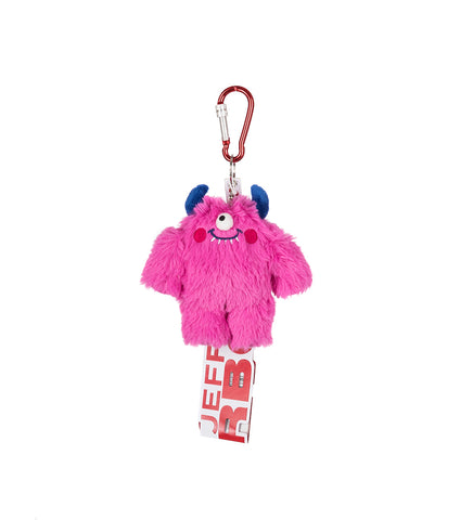 FLUFFY MONSTER KEYRING PINK