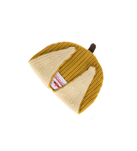 CHUNKY BANANA BEANIE YELLOW