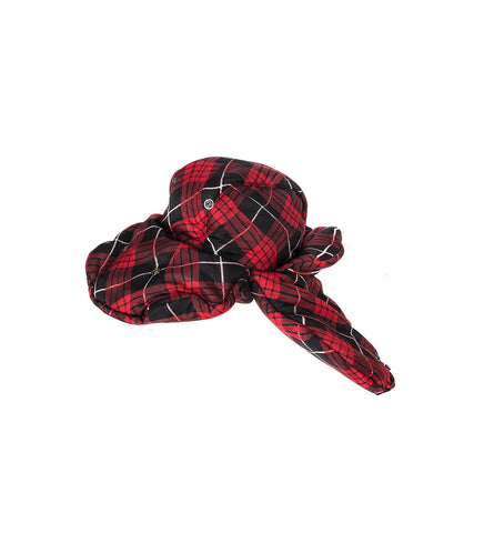 THE RED TARTAN USHANKA